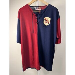Genoa CFC 1893-1993 Centenary Retro Jersey Shirt XL Errea Lace-Up Grifone Italy